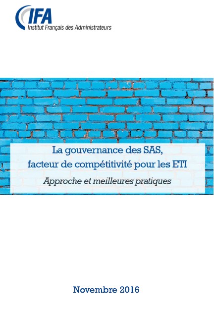 Gouvernance des SAS, facteur de compétitivité pour les ETI