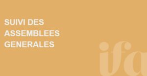 Calendrier 2021 des Assemblées Générales