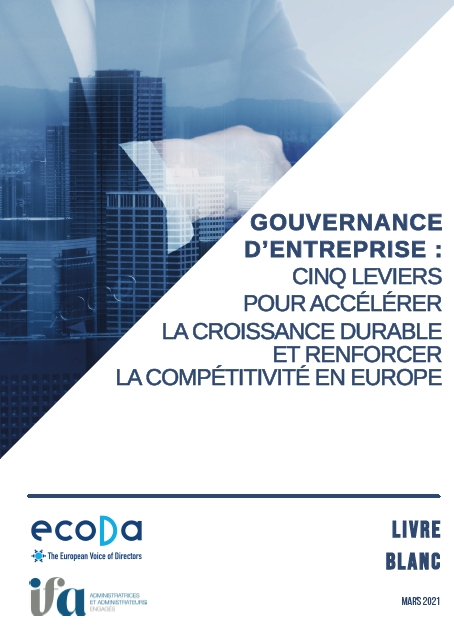 ecoDa - Livre blanc - 5 leviers  pour accélérer la croissance durable et renforcer la compétitivité en Europe