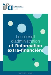 Le conseil d'administration et l'information extra-financière