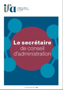 Couverture Guide le secrétaire de conseil d'administration