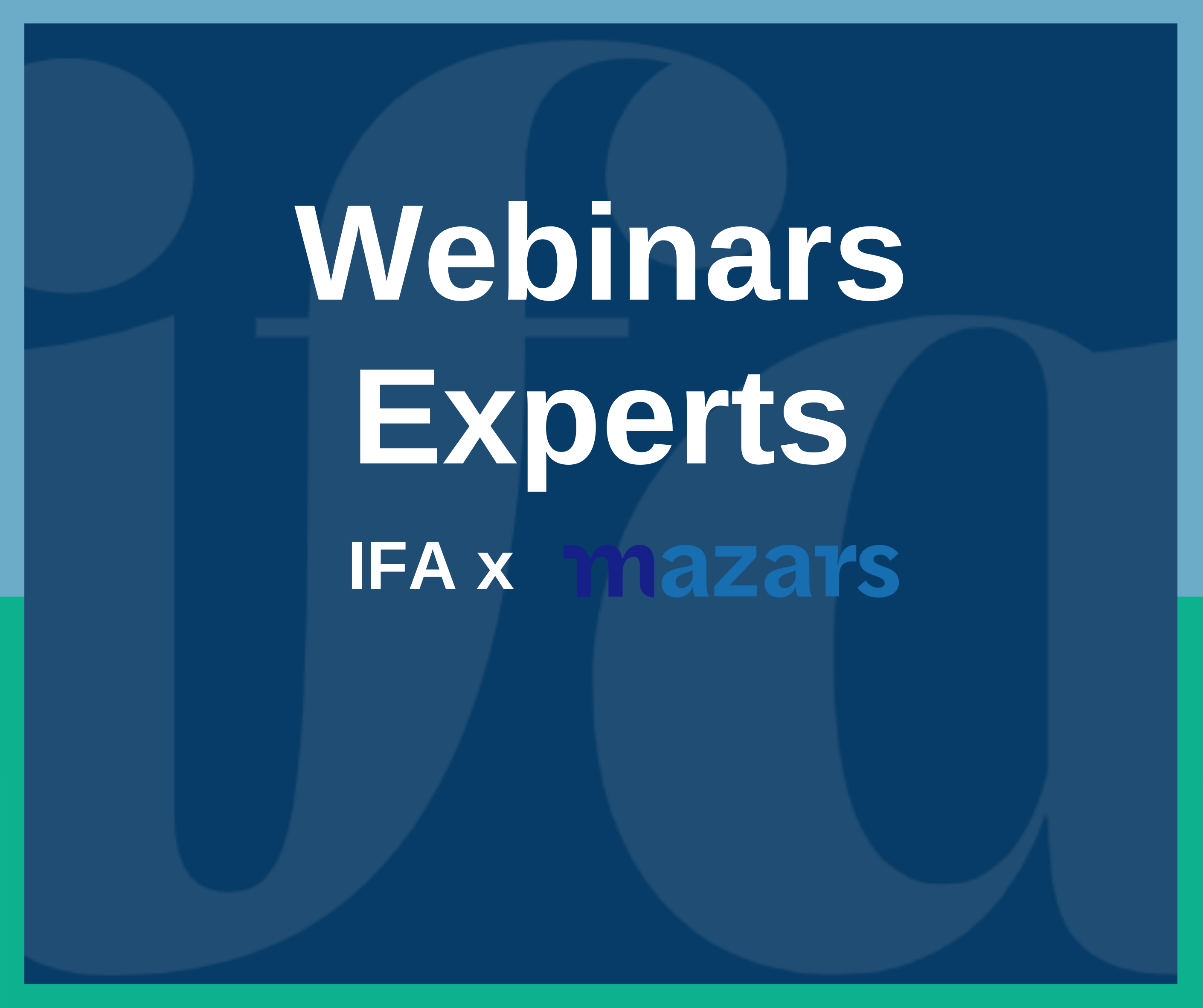 Webinar IFA - Mazars : Prix de transfert