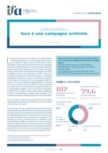 Note de la commission juridique - L'administrateur face à une campagne activiste