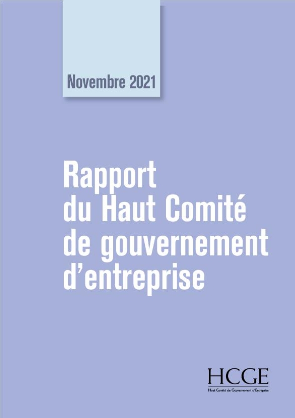 News IFA : Le Haut Comité de Gouvernement d’Entreprise publie son rapport d’activité 2021