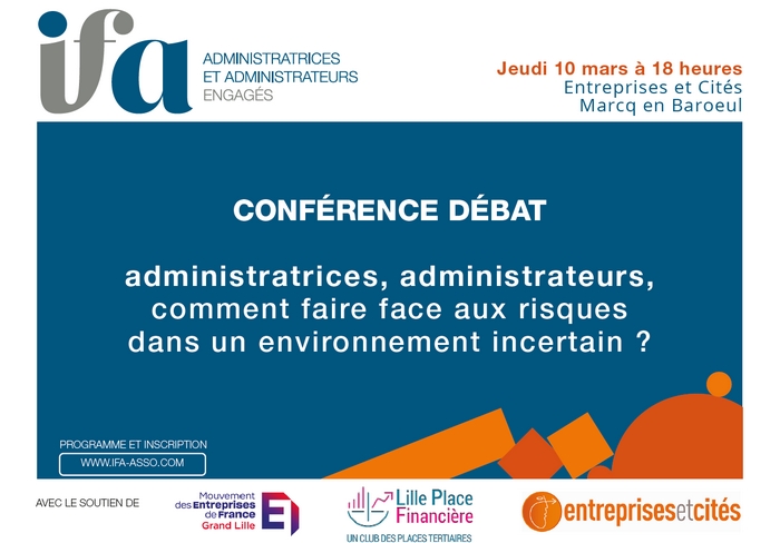 IFA HDF Comment faire face aux risques dans un environnement incertain ?