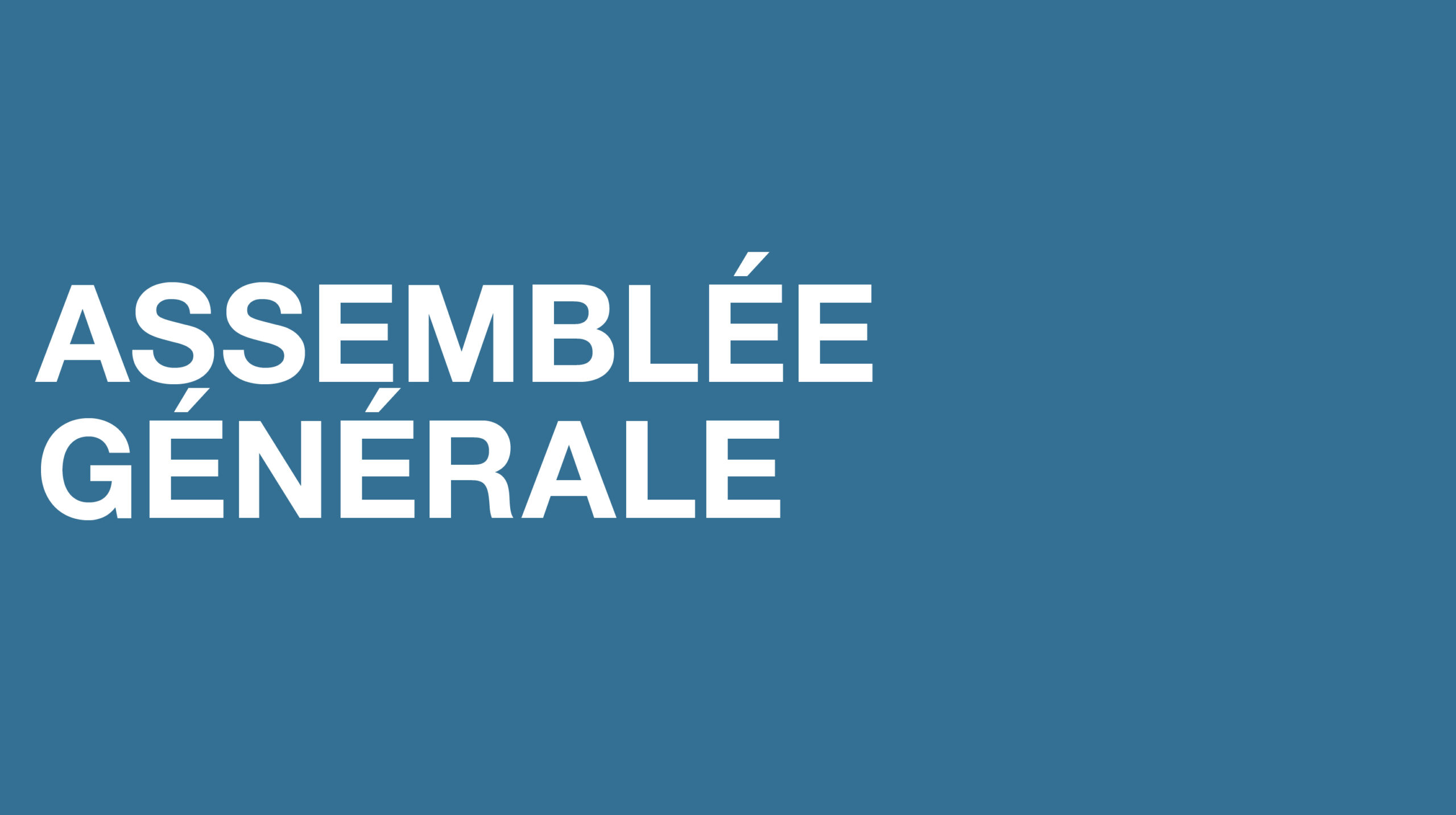 Assemblée générale 2023