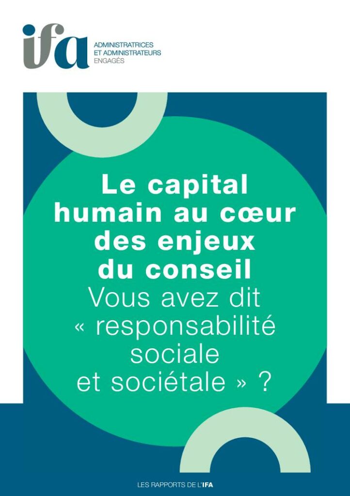 Le capital humain au coeur des enjeux du conseil: Vous avez dit "responsabilité sociale et sociétale"?