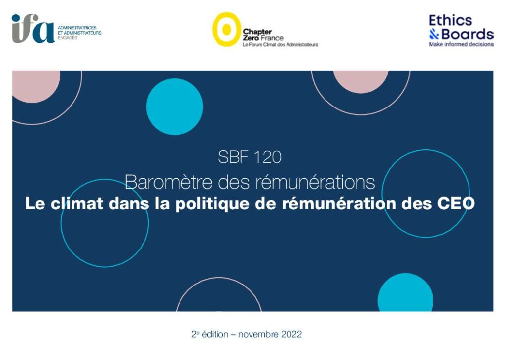 Baromètre des rémunérations, Le climat dans la politique de rémunération des CEO 2022