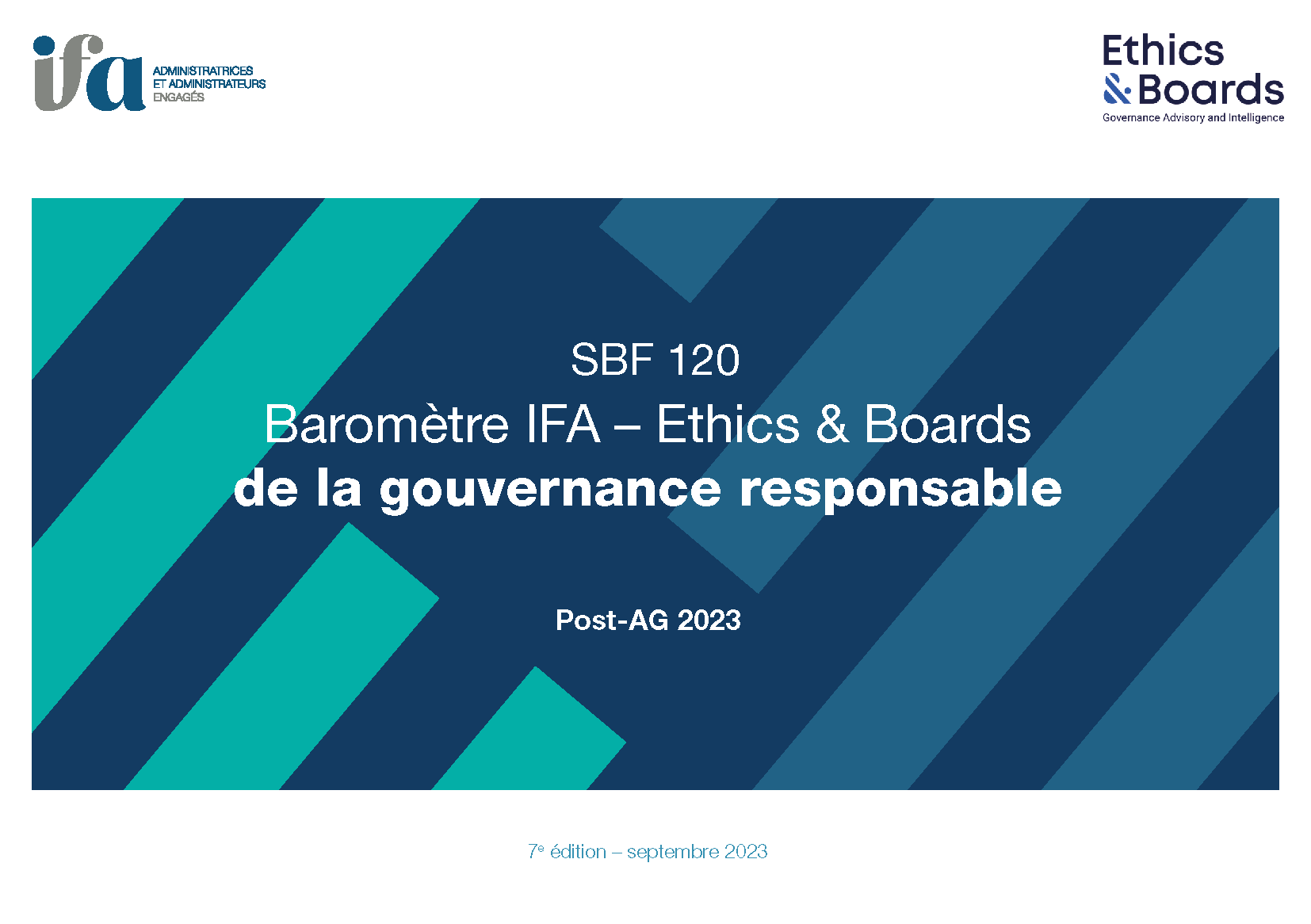Baromètre IFA-Ethics & Board du SBF 120 - Post-AG 2023