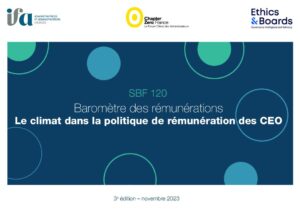 Baromètre des rémunérations, le climat dans la politique de rémunération des CEO 2023