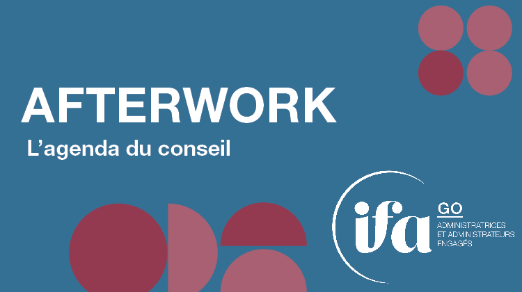 Afterwork  IFA GO - 4 décembre 2023 - l'agenda du conseil