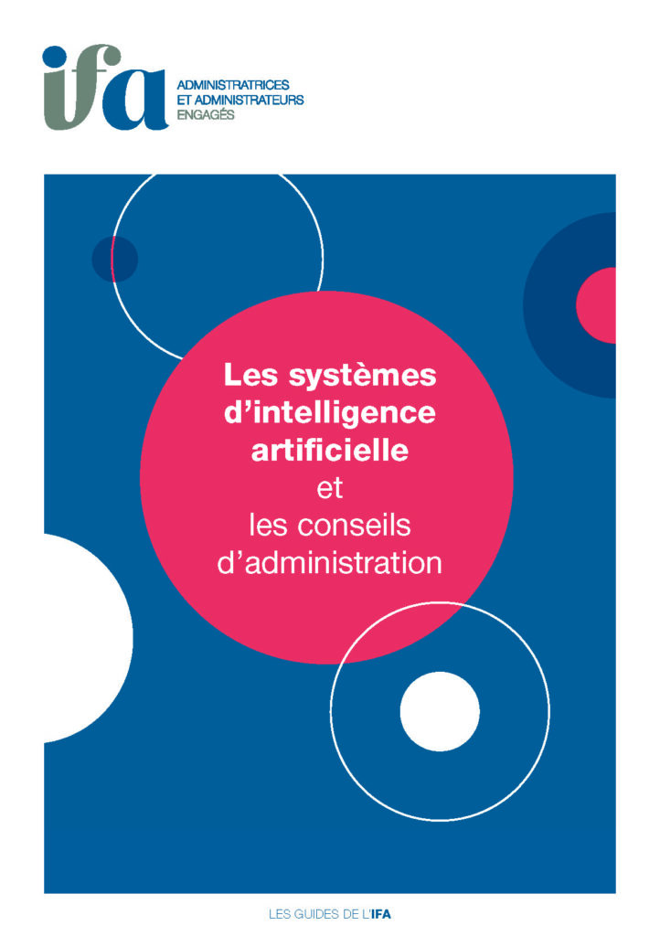 Guide - Les systèmes d'intelligence artificielle et les conseils d'administration