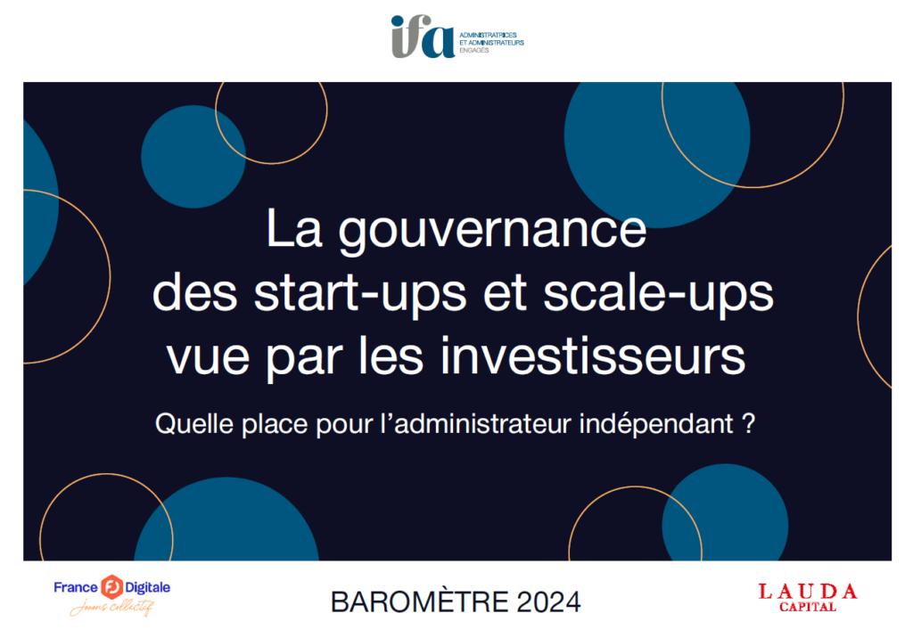 Baromètre - La gouvernance des start-ups et scale-ups vue par les investisseurs