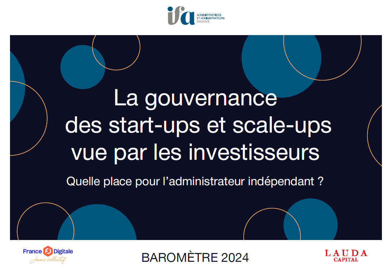 Baromètre - La gouvernance des start-ups et scale-ups vue par les investisseurs