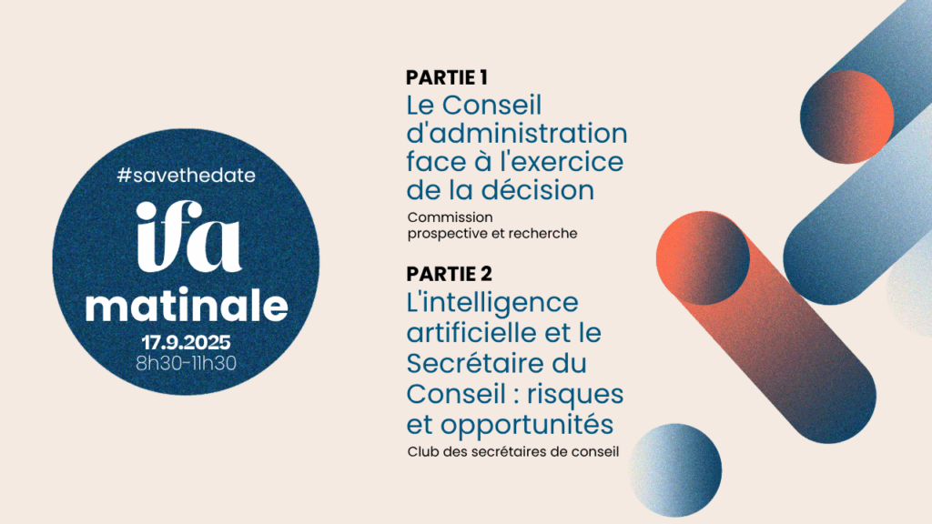 Matinale - Le conseil d'administration face à l'exercice de la décision