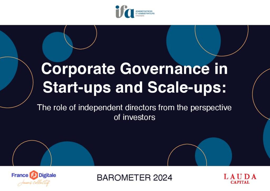 Barometer - Corporate Governance in Start-ups and Scale-ups: The role of independent directors from the perspective of investors