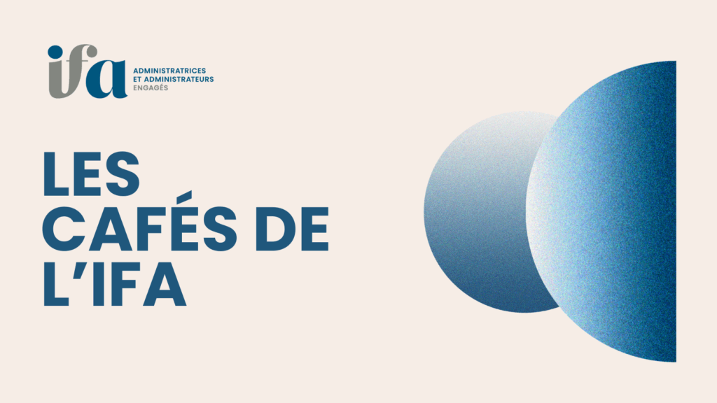 Café de l'IFA - Transmission des entreprises familiales