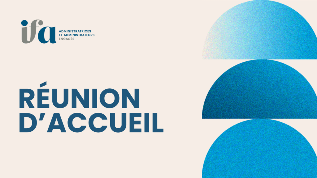 Réunion d'accueil digitale